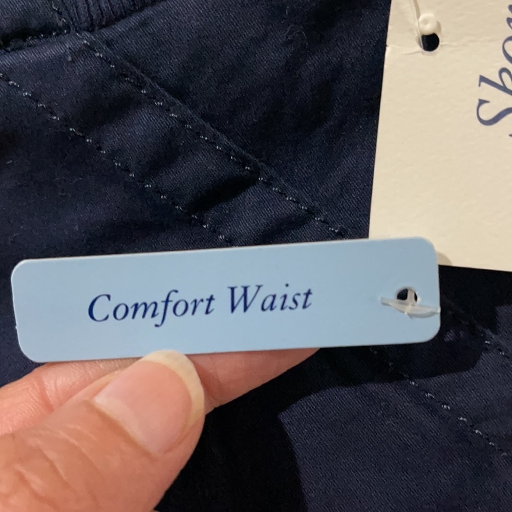 Croft & Barrow Skort Skirt For Women Sz 14 Petite Stretch Navy Blue Color, NWT - Picture 10 of 10